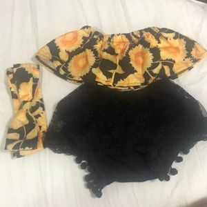 bandeau top/bottom & headband